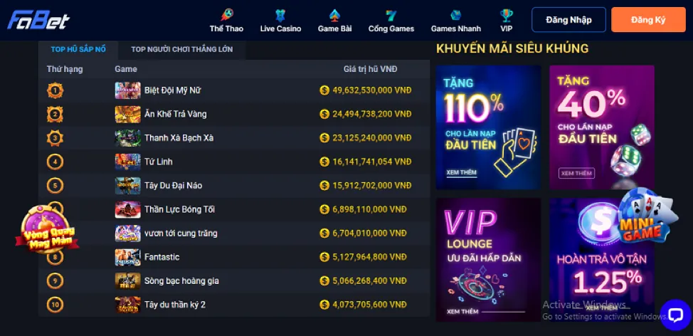 Cá cược thể thao 39bet9 nhà cái